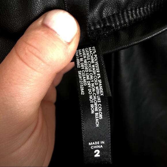 TORRID Faux Leather Leggings Black {O2} - Picture 5 of 6